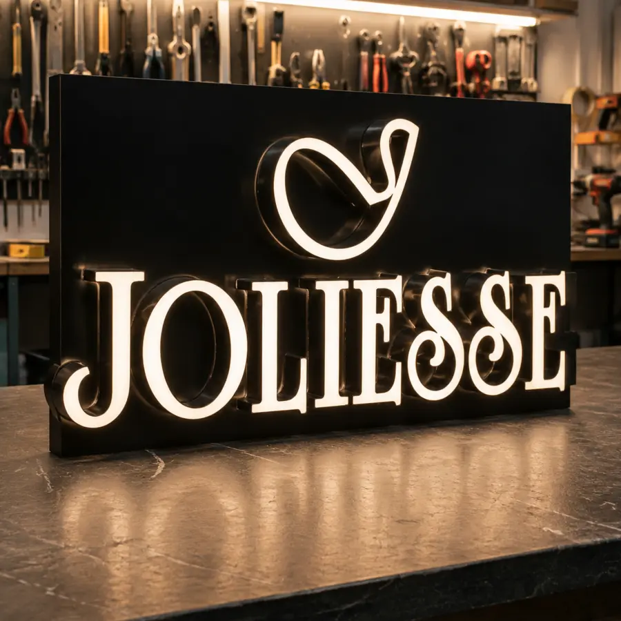 Joliesse ışıklı tabela uygulaması