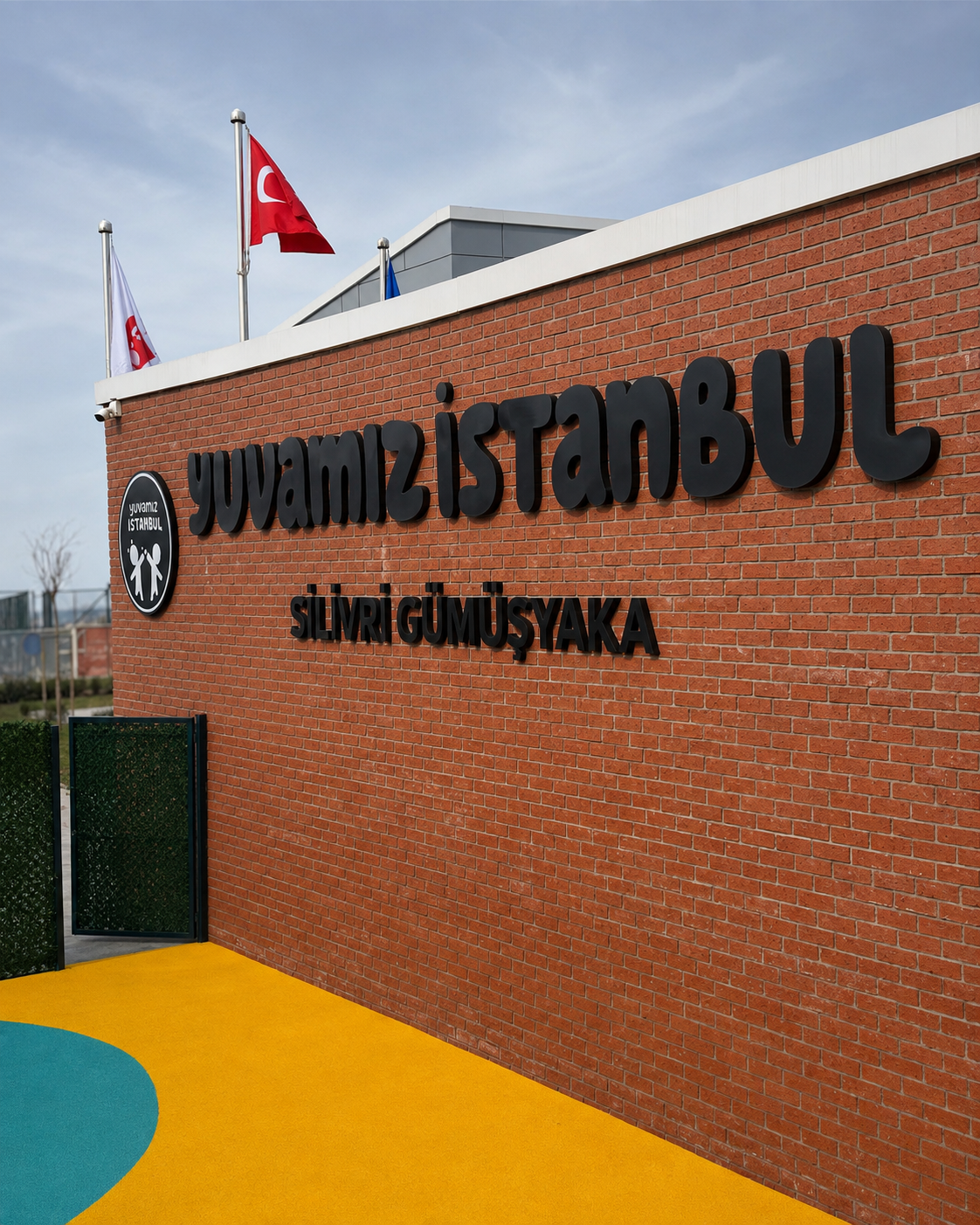 Yuvamız İstanbul Silivri Gümüşyaka Cephe Tabelası