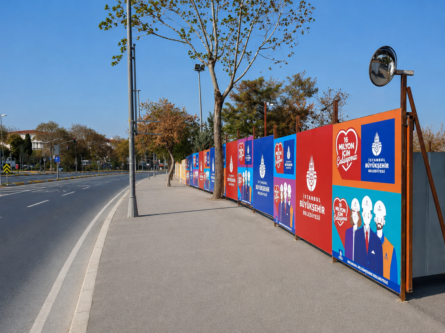 İstanbul Büyükşehir Belediyesi Proje Alanı Çevreleme Uygulamaları