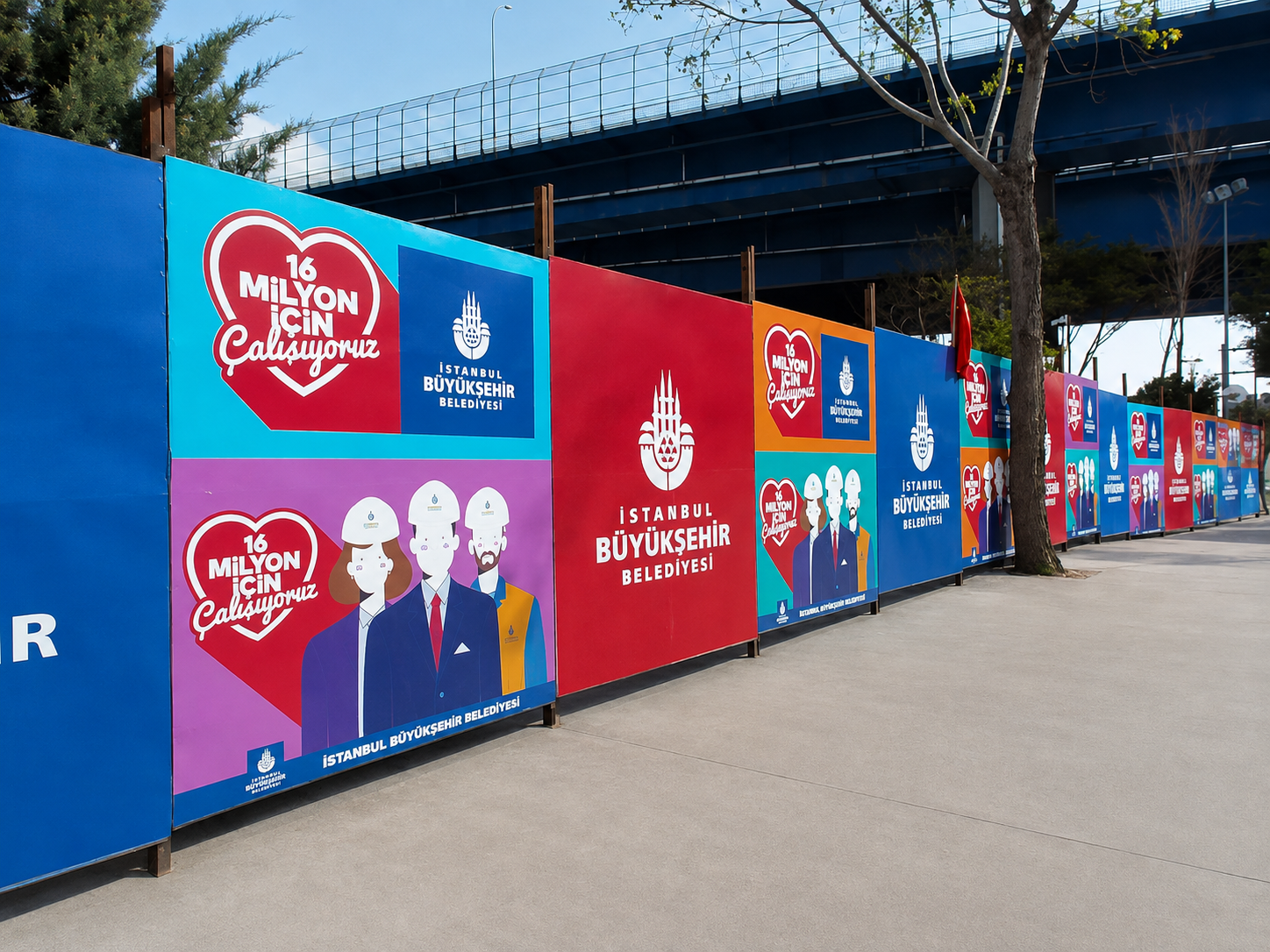 İstanbul Büyükşehir Belediyesi Proje Alanı Çevreleme Uygulamaları